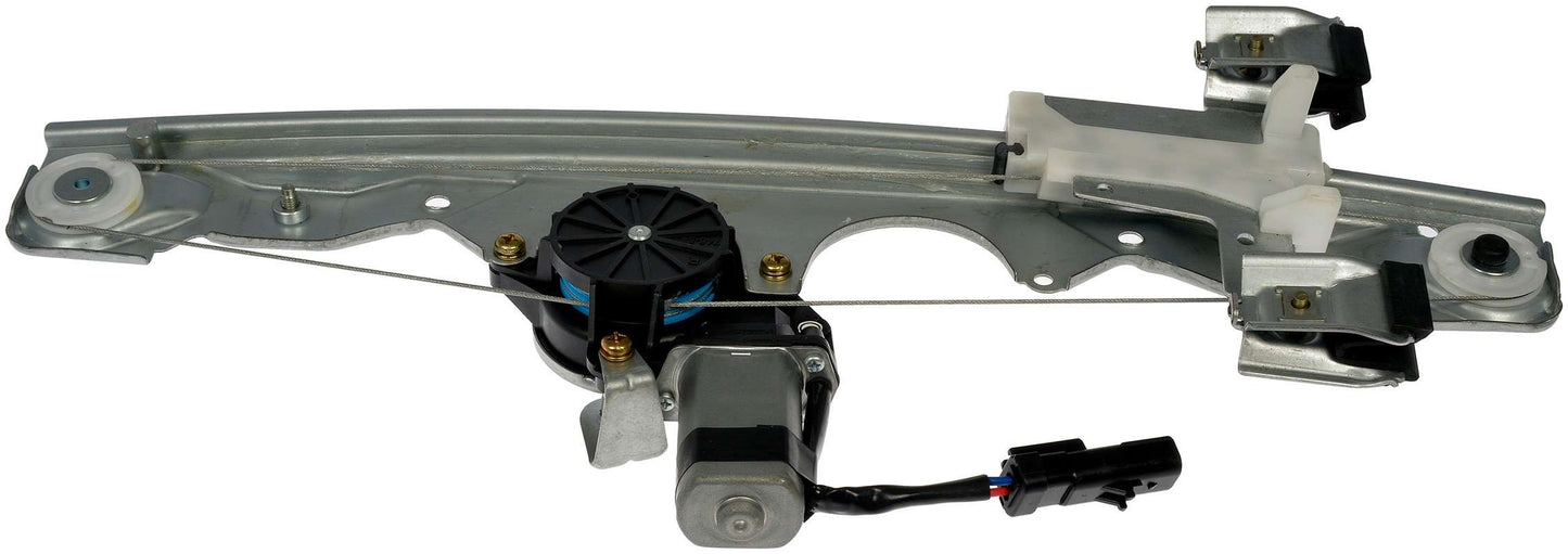 Front View of Rear Right Power Window Motor and Regulator Assembly DORMAN 748-551