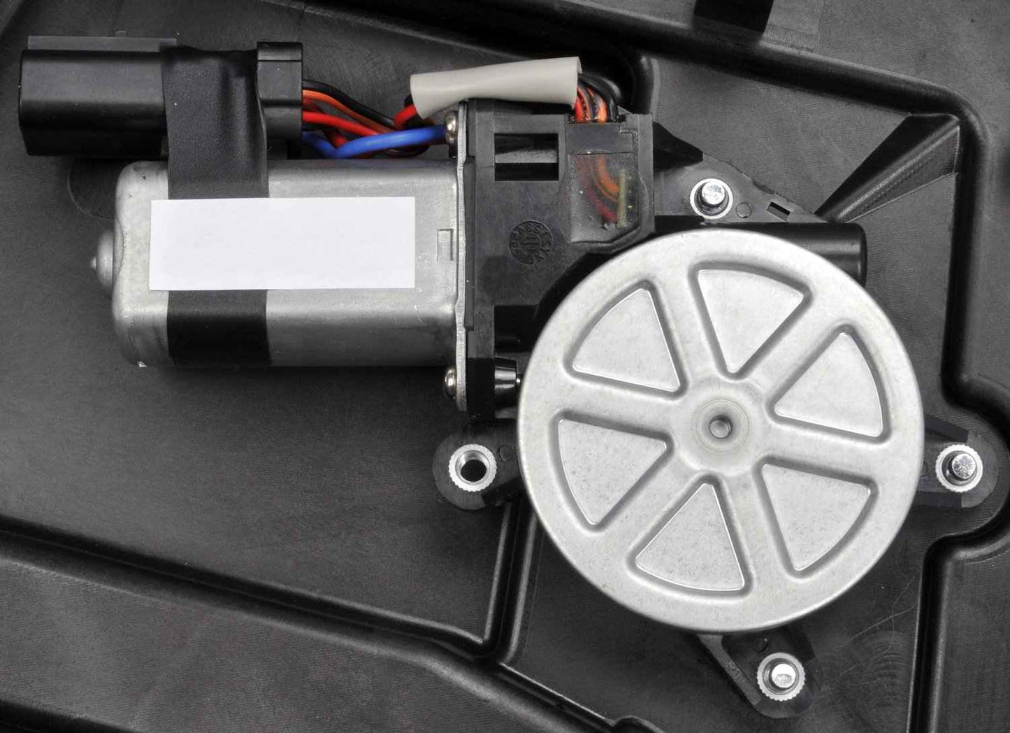 Angle View of Front Left Power Window Motor and Regulator Assembly DORMAN 748-579