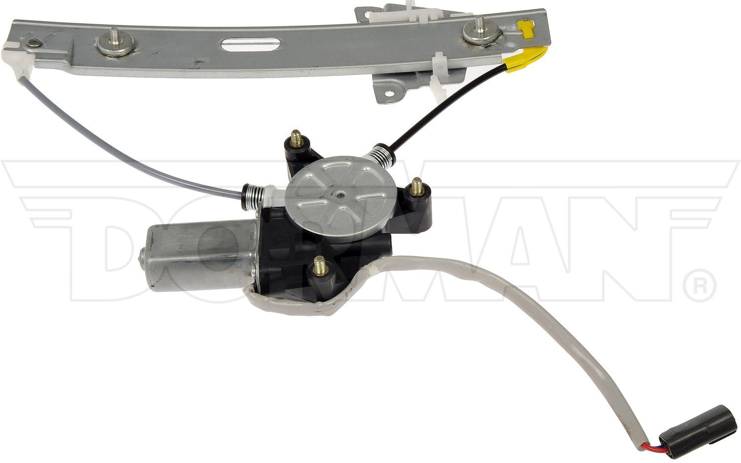 Back View of Rear Right Power Window Motor and Regulator Assembly DORMAN 748-618