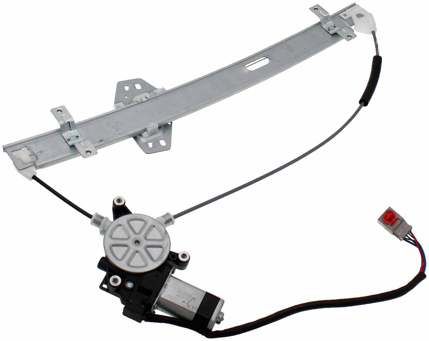 Side View of Front Left Power Window Motor and Regulator Assembly DORMAN 748-916