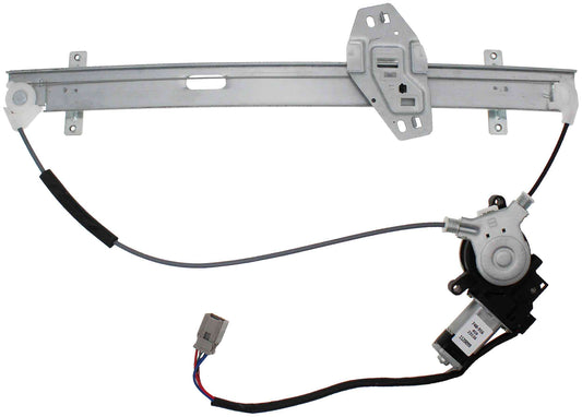 Top View of Front Left Power Window Motor and Regulator Assembly DORMAN 748-916