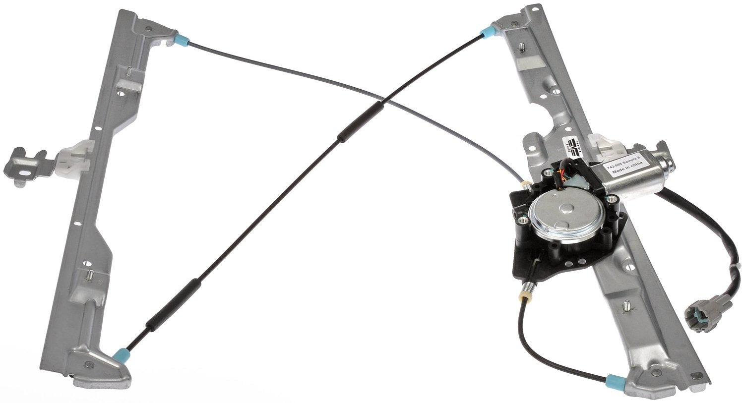 Back View of Front Left Power Window Motor and Regulator Assembly DORMAN 748-918