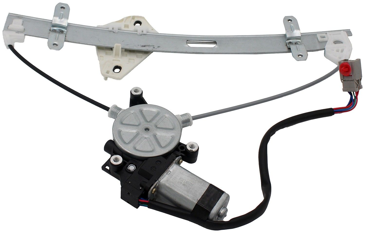 Angle View of Front Left Power Window Motor and Regulator Assembly DORMAN 751-054