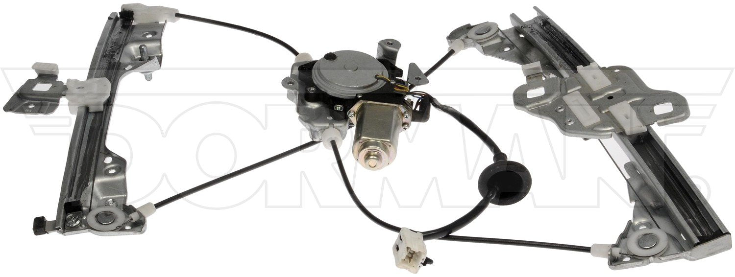 Front View of Front Right Power Window Motor and Regulator Assembly DORMAN 751-061