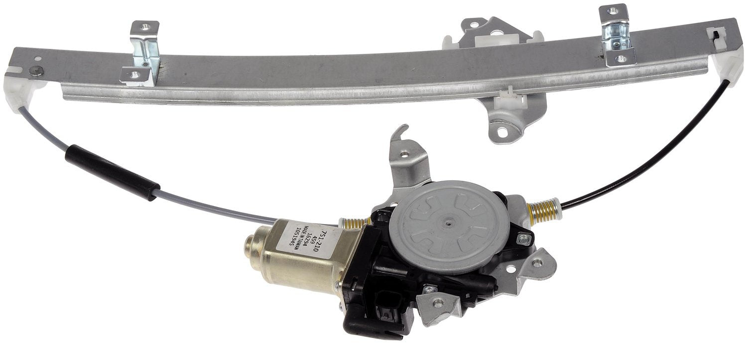 Back View of Front Right Power Window Motor and Regulator Assembly DORMAN 751-210