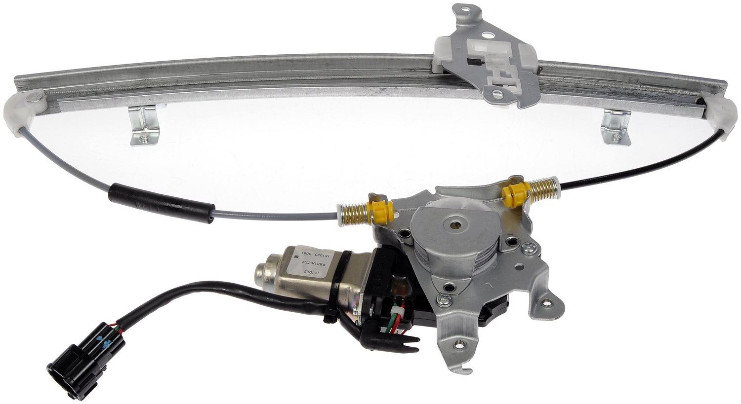 Front View of Front Left Power Window Motor and Regulator Assembly DORMAN 751-211