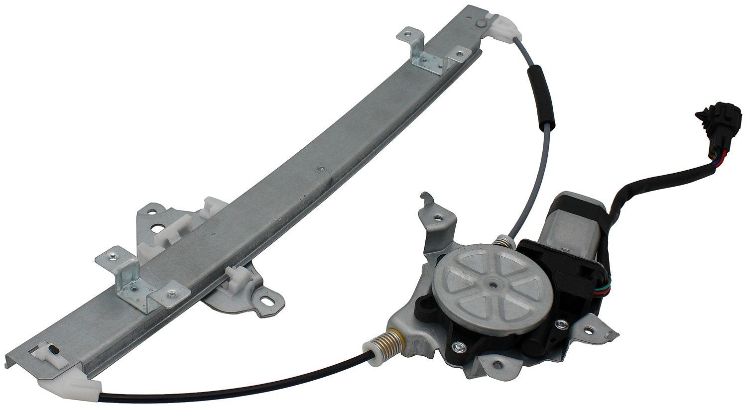 Side View of Front Left Power Window Motor and Regulator Assembly DORMAN 751-211