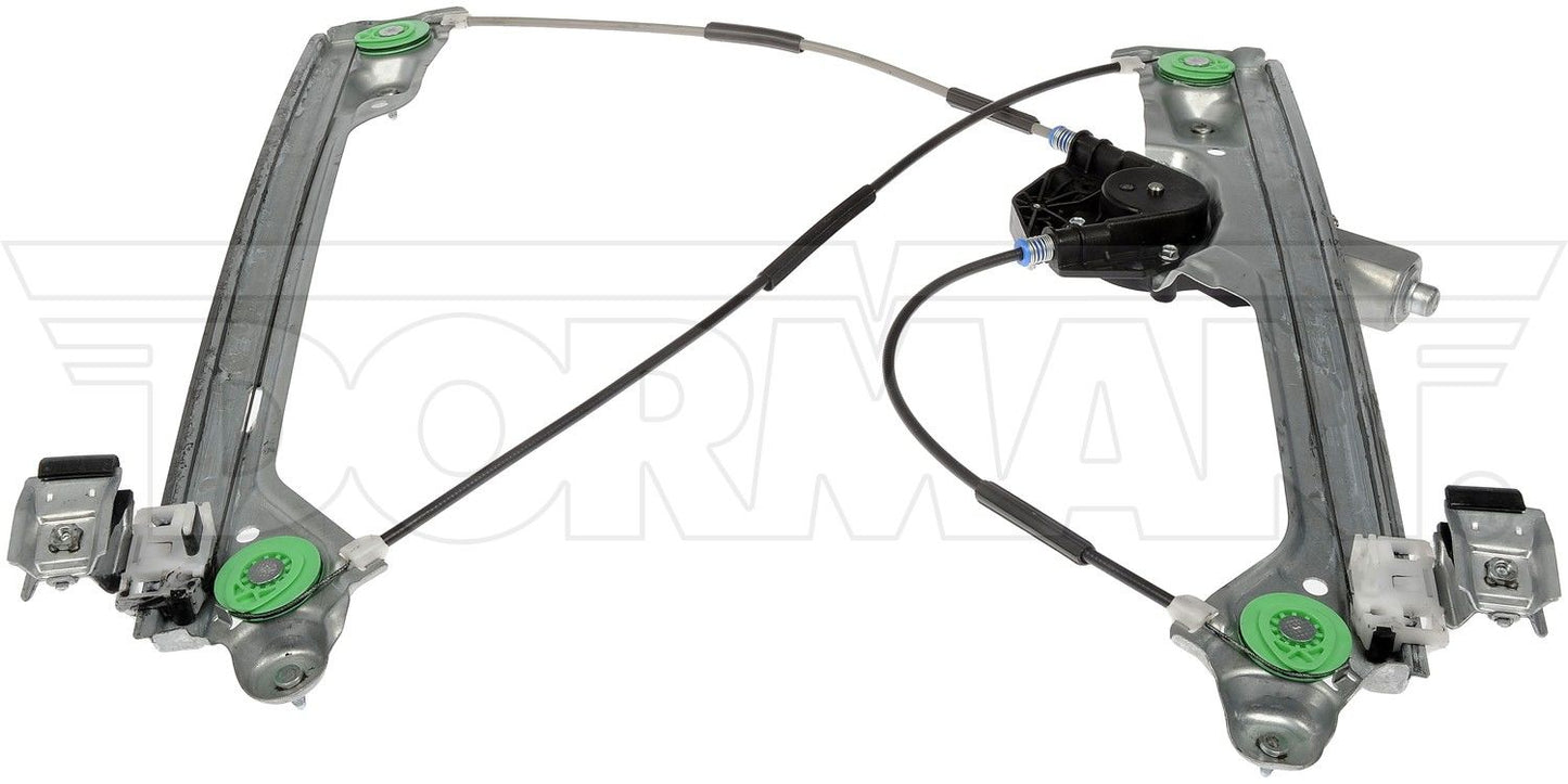 Angle View of Front Right Power Window Motor and Regulator Assembly DORMAN 751-777