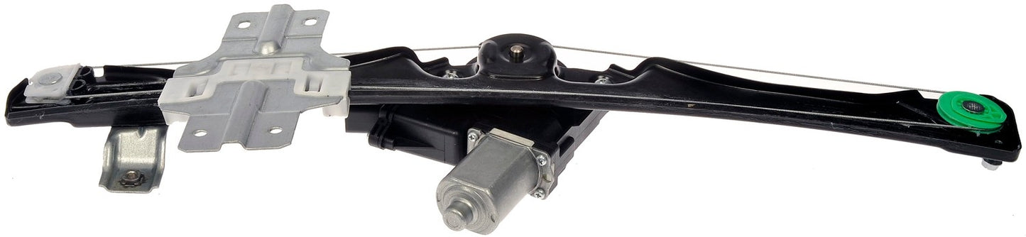 Top View of Front Left Power Window Motor and Regulator Assembly DORMAN 751-819