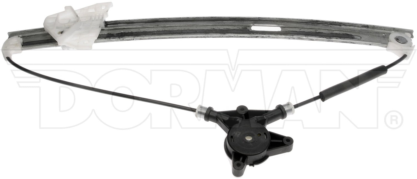 Front View of Front Right Power Window Motor and Regulator Assembly DORMAN 751-856