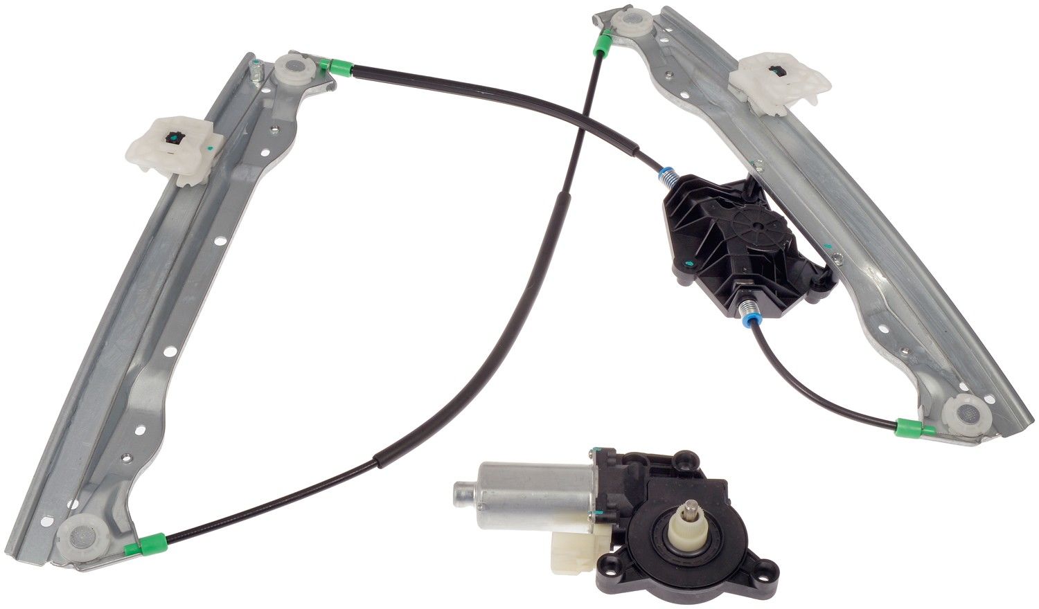 Front View of Front Left Power Window Motor and Regulator Assembly DORMAN 751-900