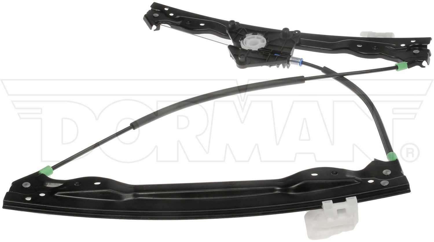 Top View of Front Left Power Window Motor and Regulator Assembly DORMAN 751-900