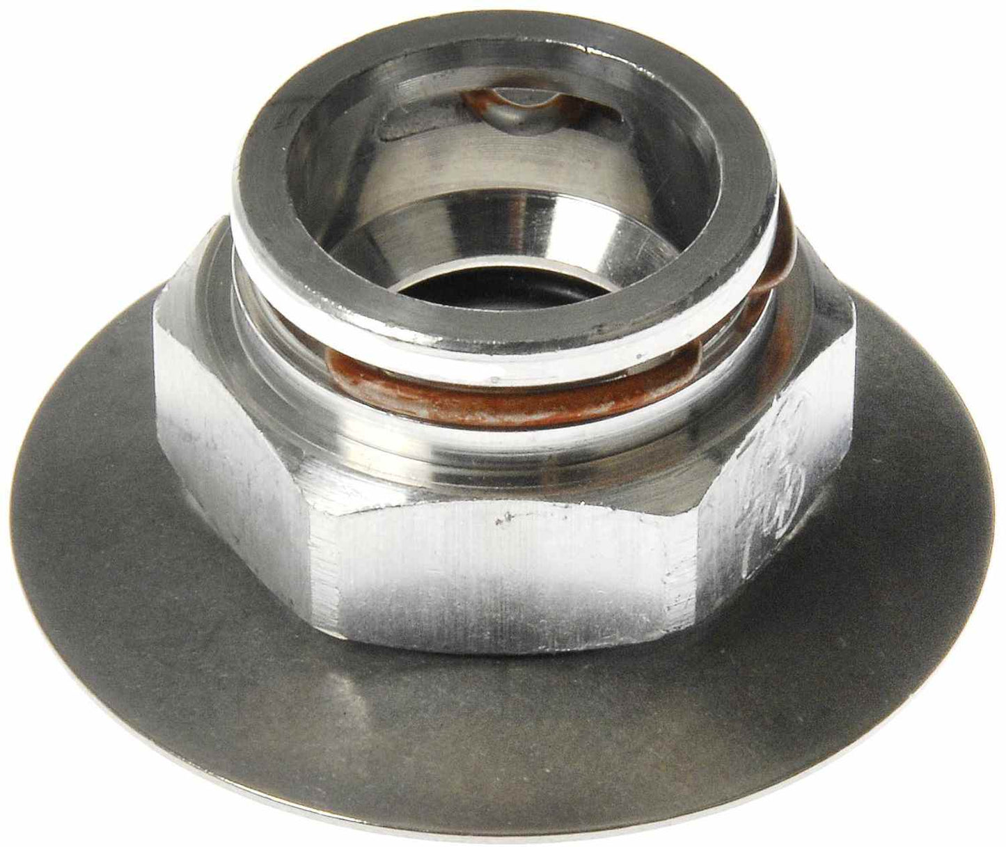 Angle View of Engine Oil Cooler Line Connector DORMAN 800-622