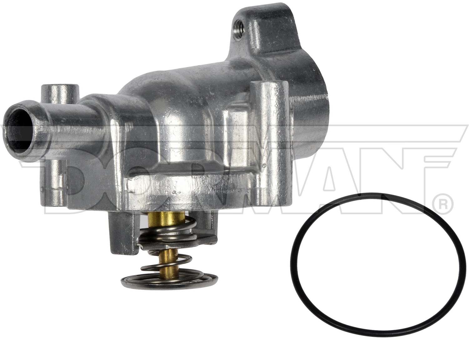 Front View of Upper Engine Coolant Thermostat Housing Assembly DORMAN 902-2077