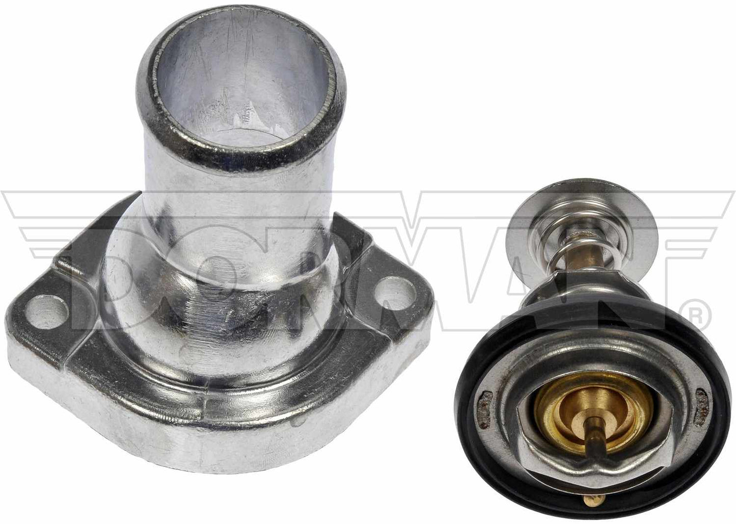 Angle View of Engine Coolant Thermostat Housing Assembly DORMAN 902-2082