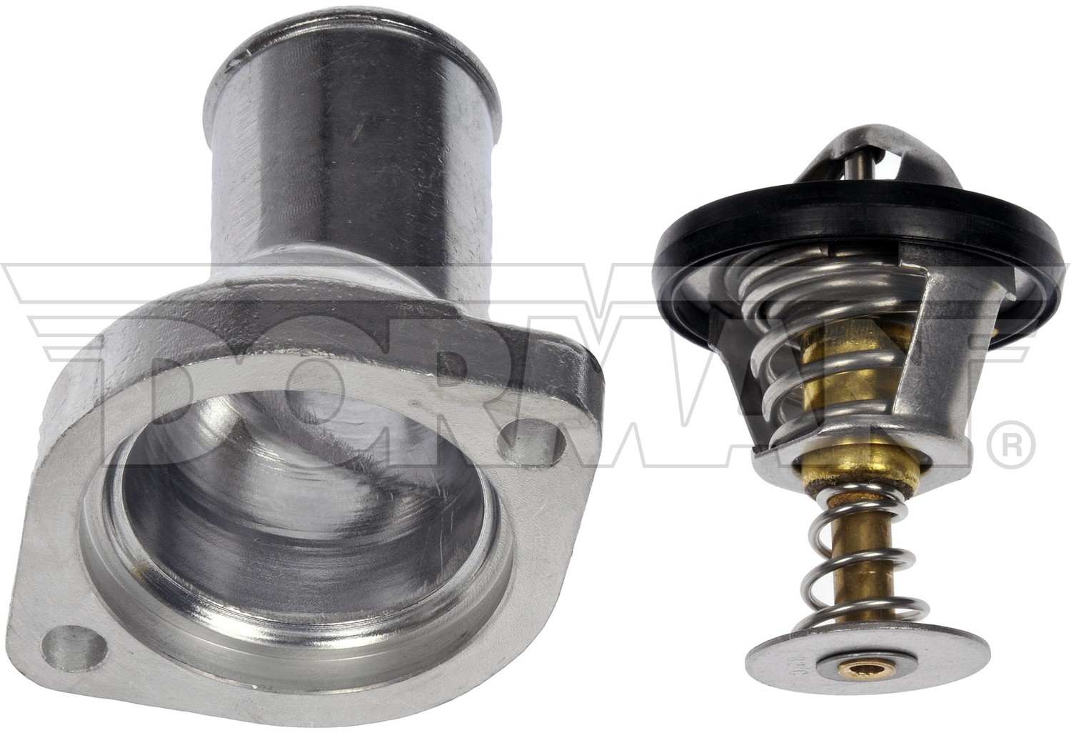 Back View of Engine Coolant Thermostat Housing Assembly DORMAN 902-2082