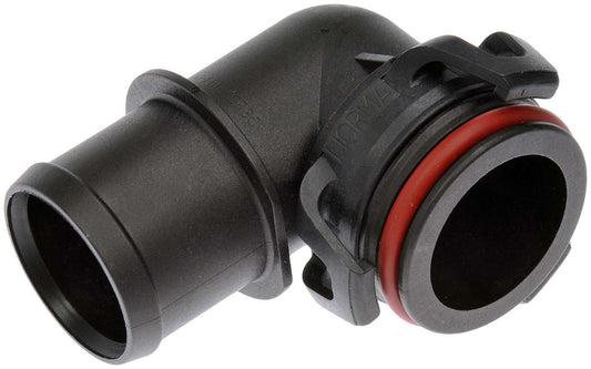 Angle View of Upper Radiator Coolant Hose Connector DORMAN 902-2091