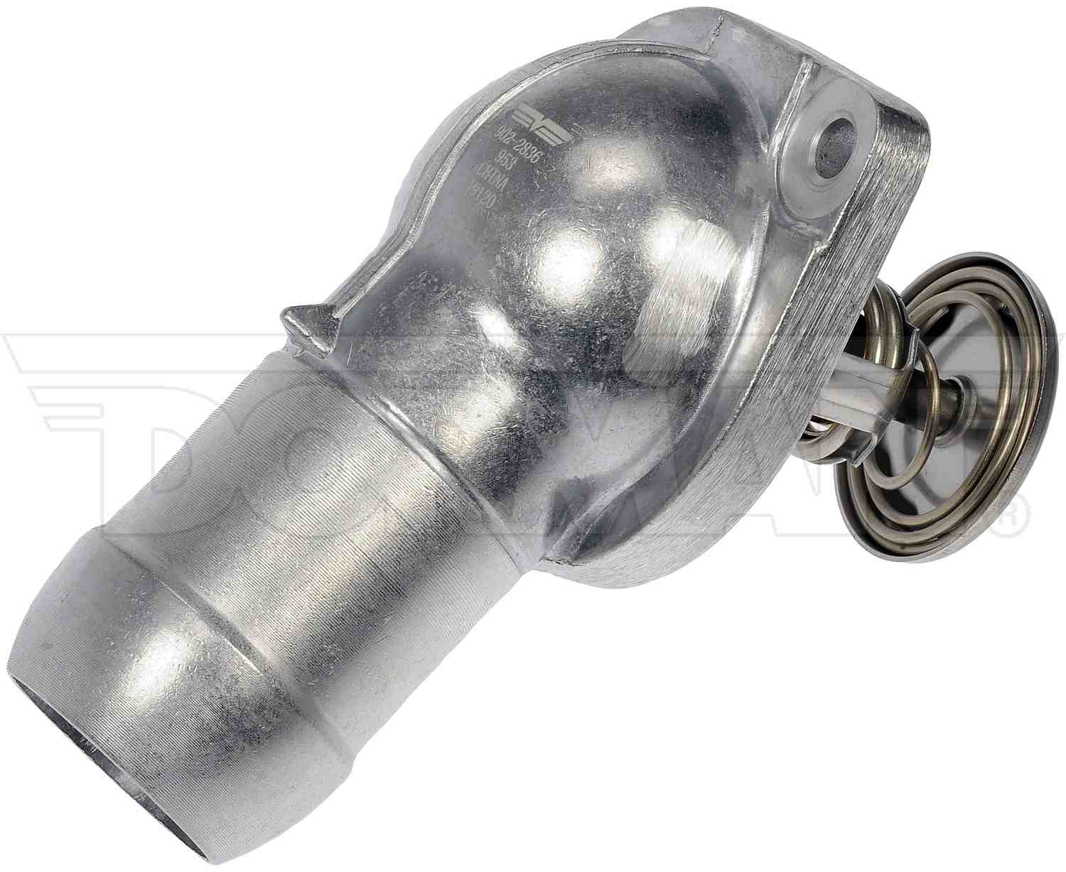 Angle View of Engine Coolant Thermostat Housing Assembly DORMAN 902-2836