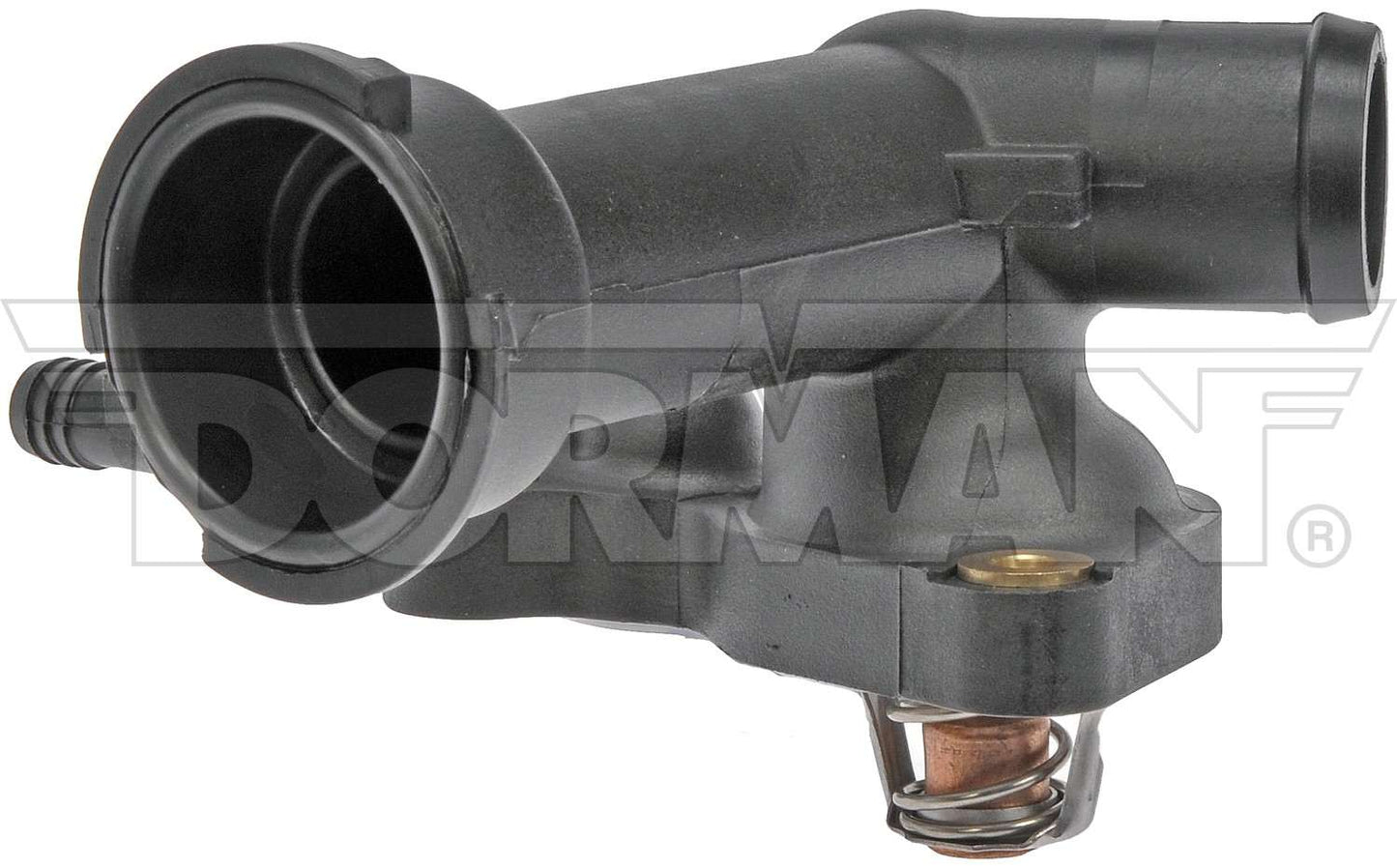 Angle View of Engine Coolant Thermostat Housing Assembly DORMAN 902-5113