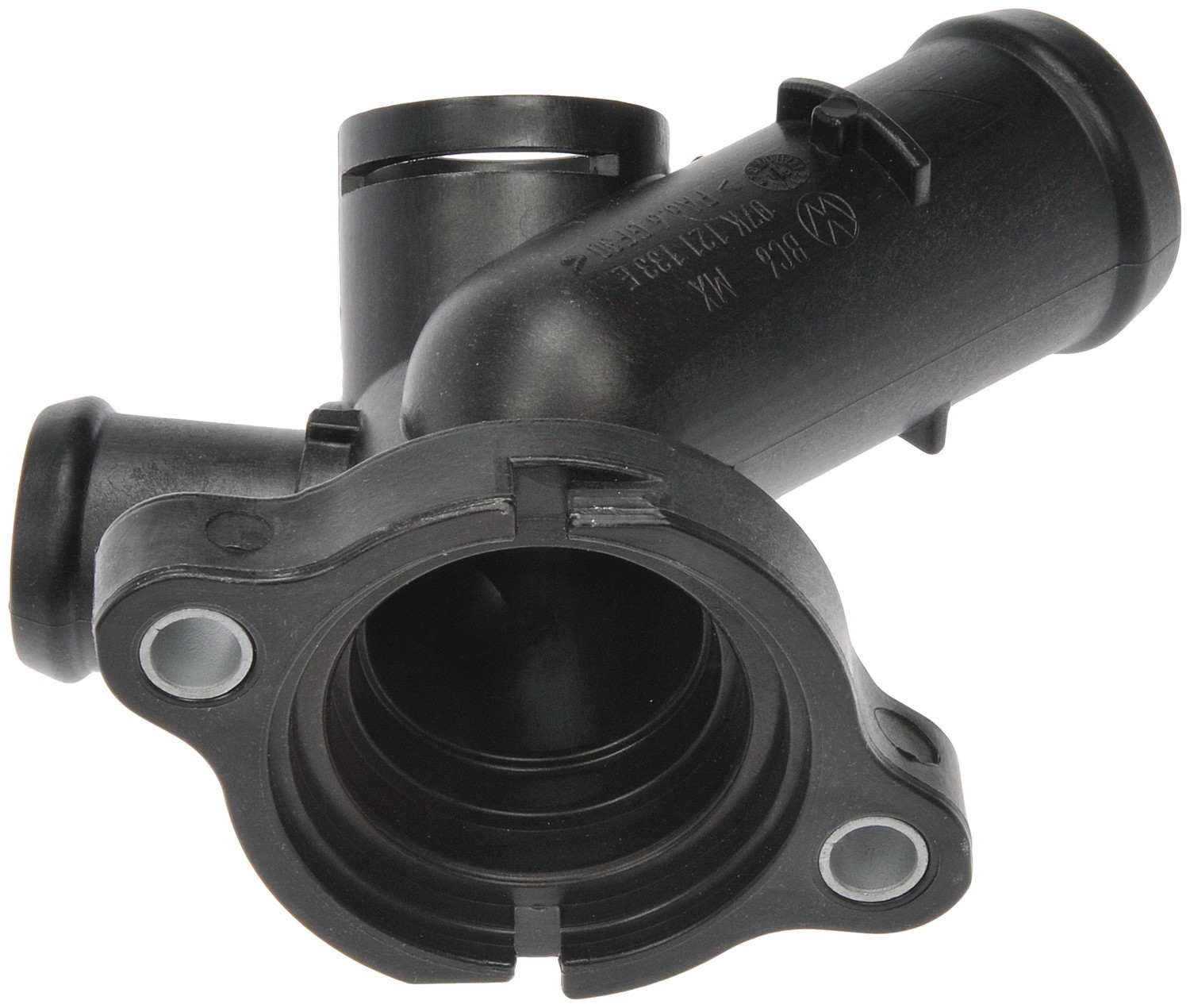 Back View of Engine Coolant Water Outlet Housing Kit DORMAN 902-6131