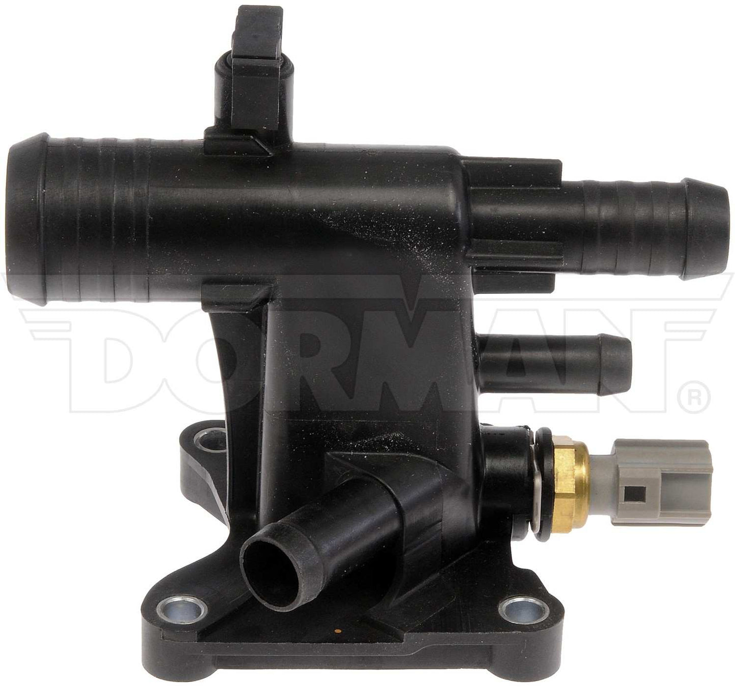 Back View of Engine Coolant Water Outlet Housing Kit DORMAN 902-684