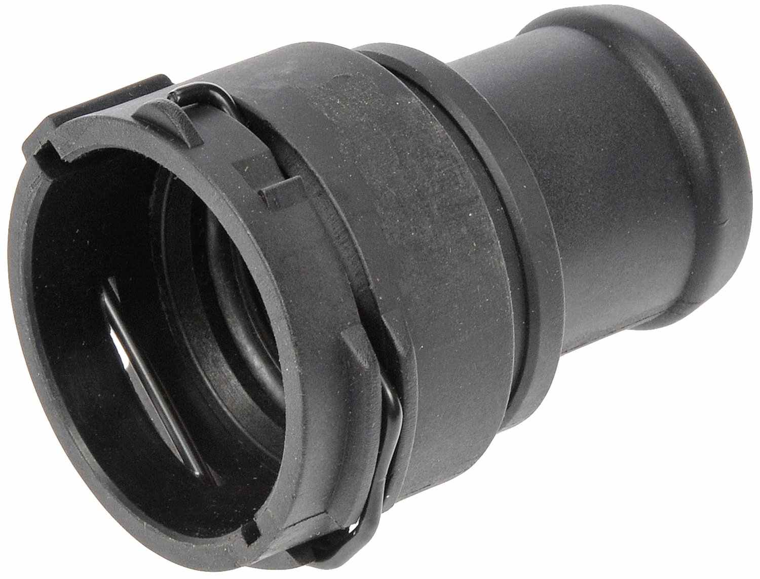 Angle View of Upper Radiator Coolant Hose Connector DORMAN 902-714