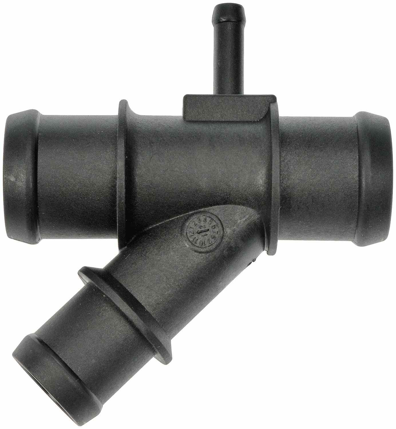 Front View of Upper Radiator Coolant Hose Connector DORMAN 902-795