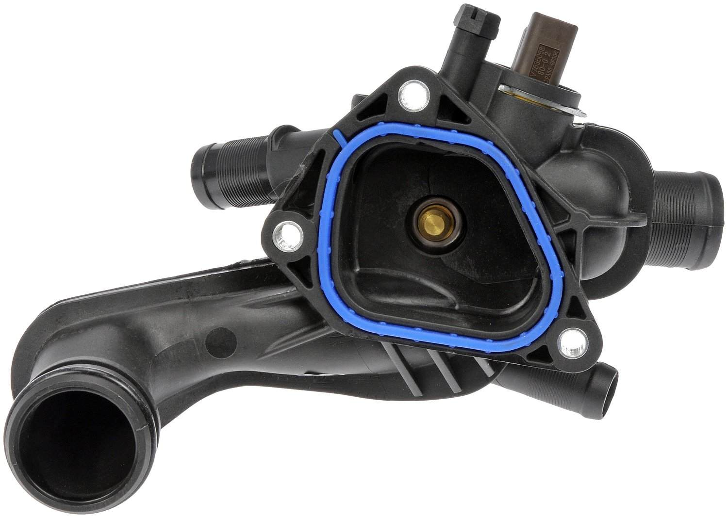 Back View of Engine Coolant Thermostat Housing Assembly DORMAN 902-812