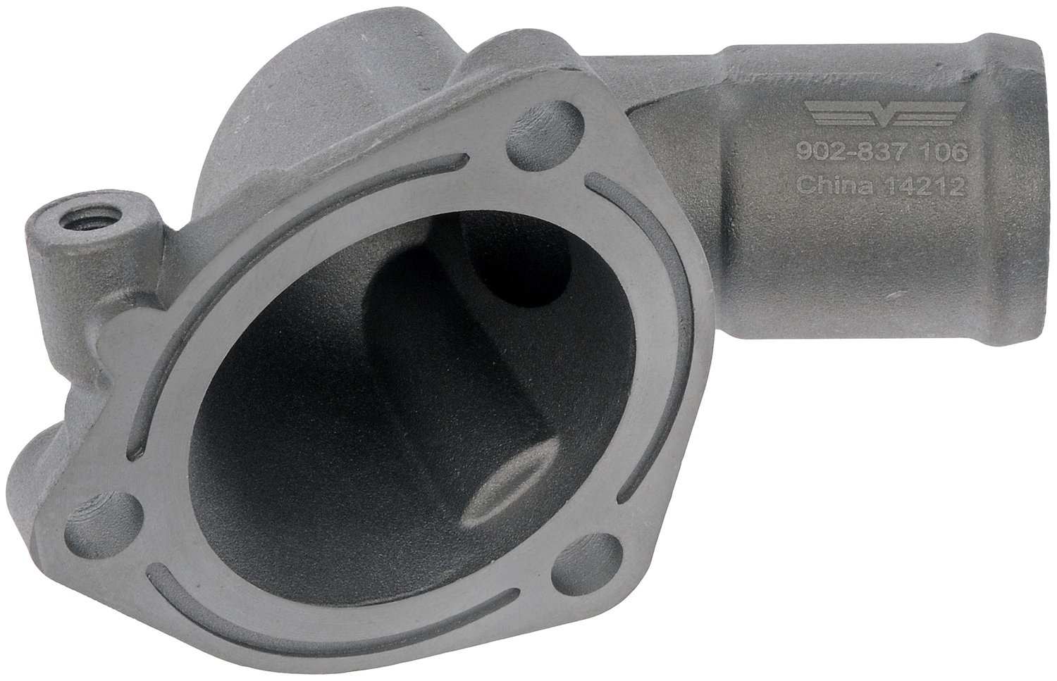 Front View of Upper Engine Coolant Thermostat Housing DORMAN 902-837