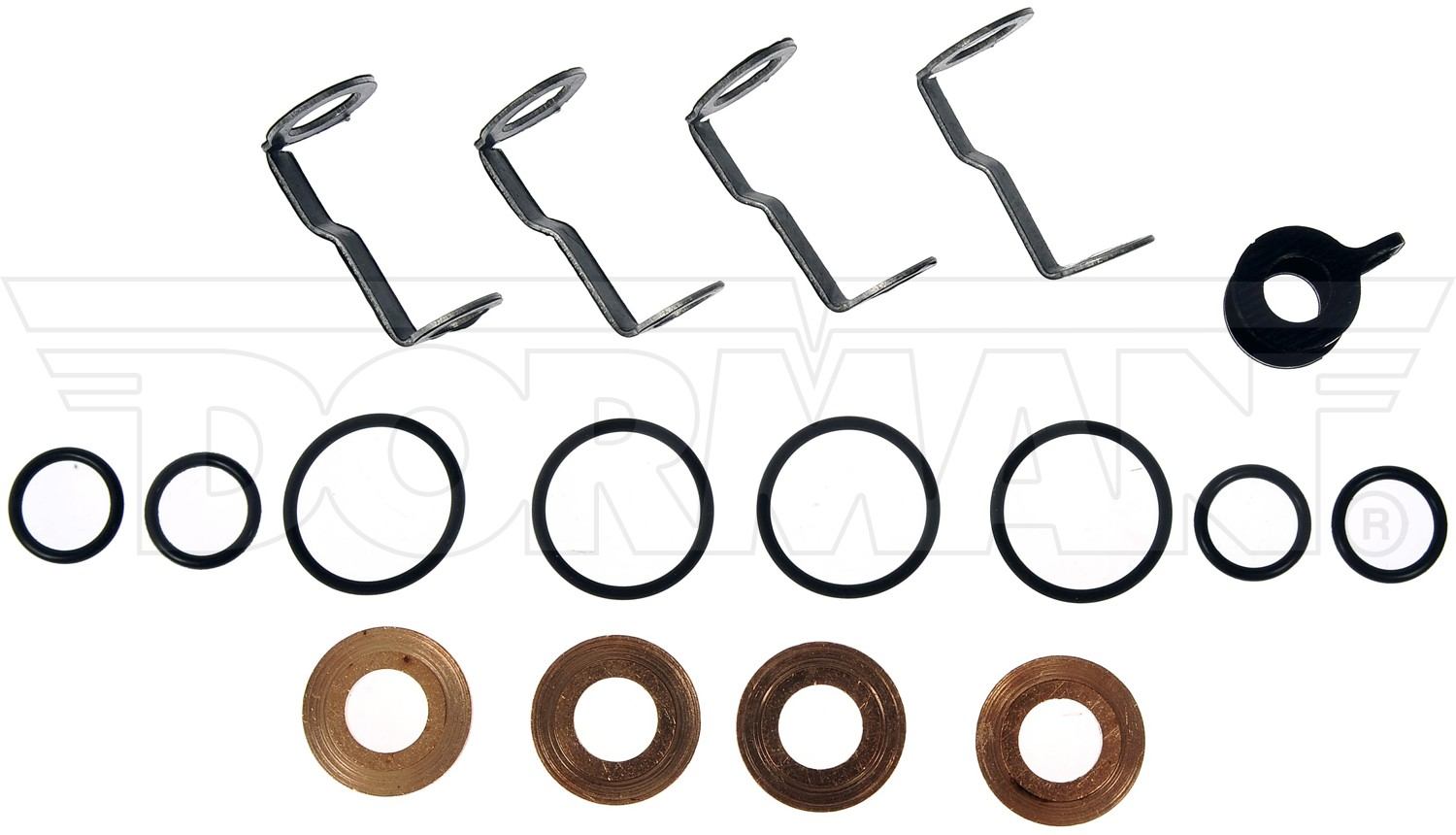 Top View of Fuel Injector O-Ring Kit DORMAN 904-133