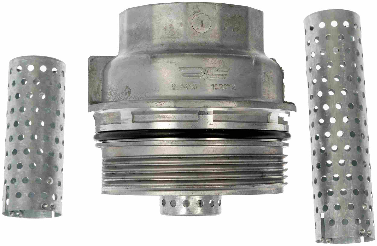 Front View of Engine Oil Filter Cover DORMAN 917-016CD