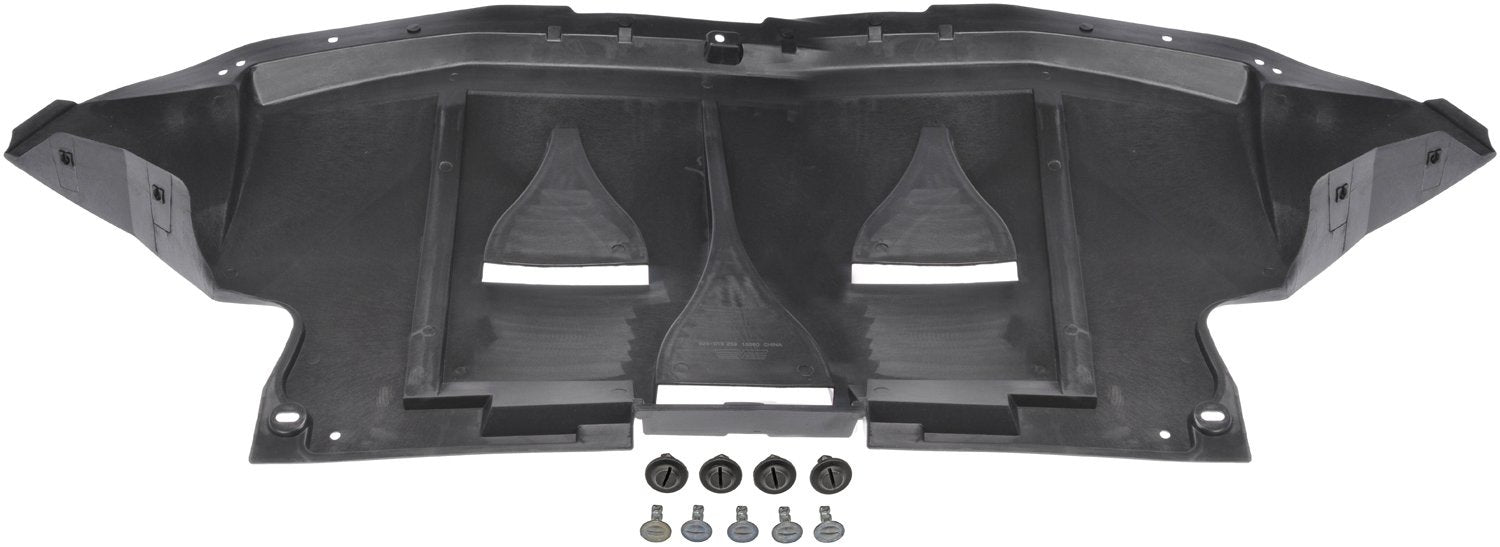 Front View of Front Center Undercar Shield DORMAN 924-019