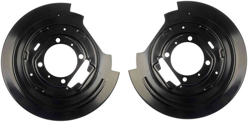 Front View of Rear Brake Backing Plate DORMAN 924-215