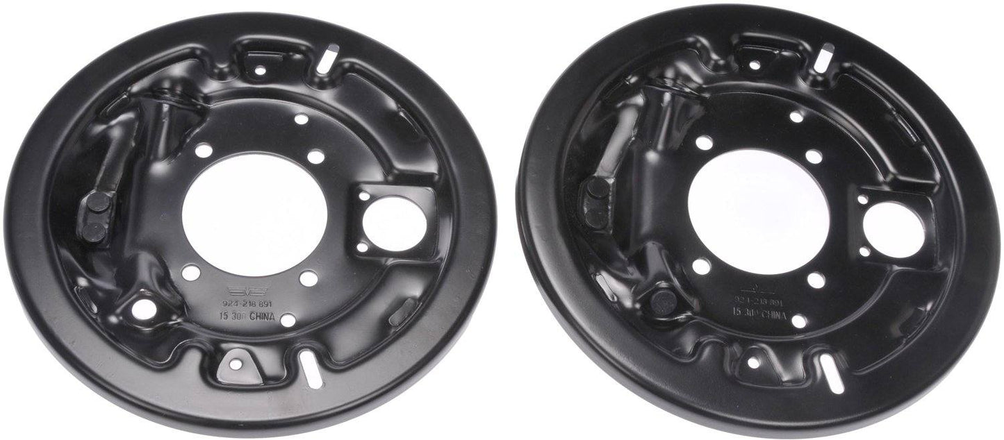 Front View of Rear Left Brake Backing Plate DORMAN 924-218