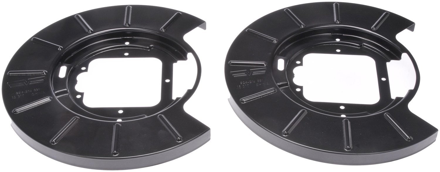 Front View of Rear Brake Backing Plate DORMAN 924-219