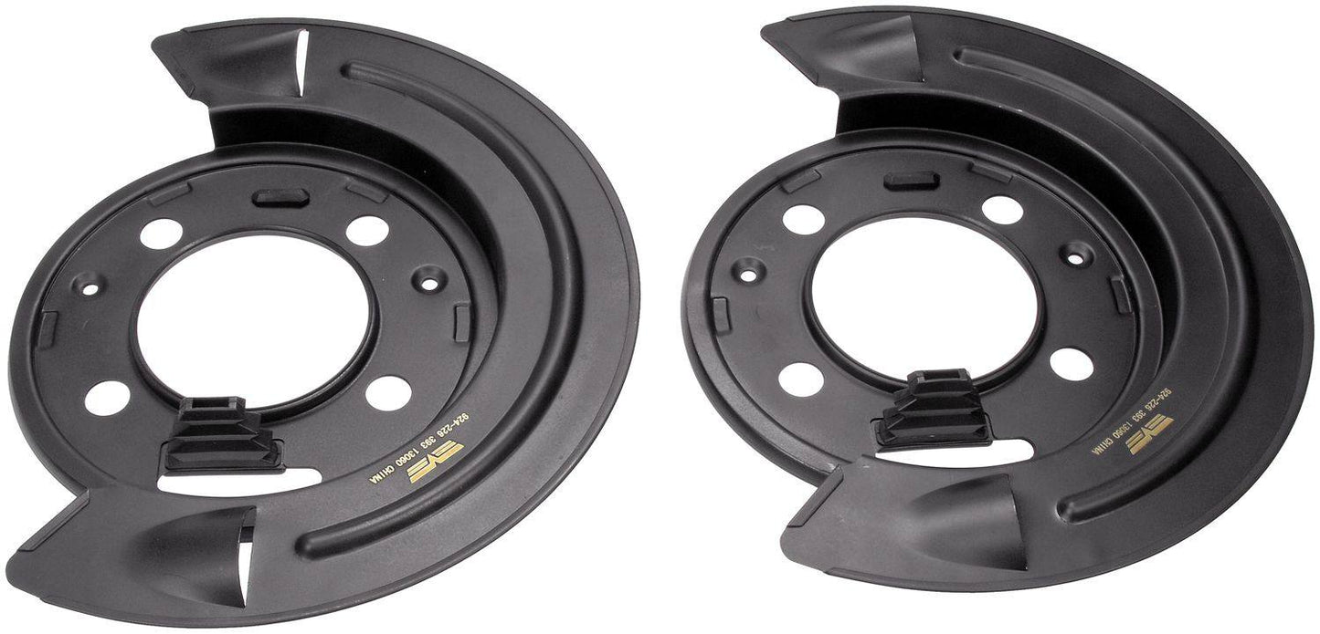 Front View of Rear Brake Backing Plate DORMAN 924-226