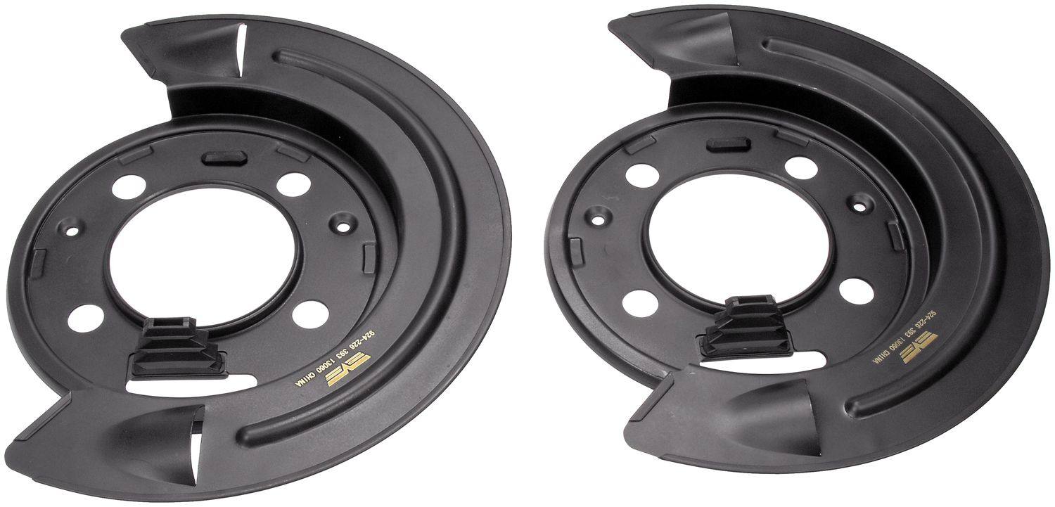 Front View of Rear Brake Backing Plate DORMAN 924-226