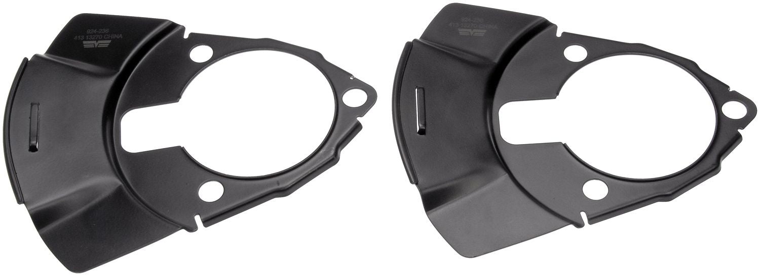 Front View of Front Brake Dust Shield DORMAN 924-236