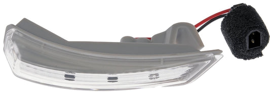 Top View of Left Door Mirror Turn Signal Light DORMAN 924-296