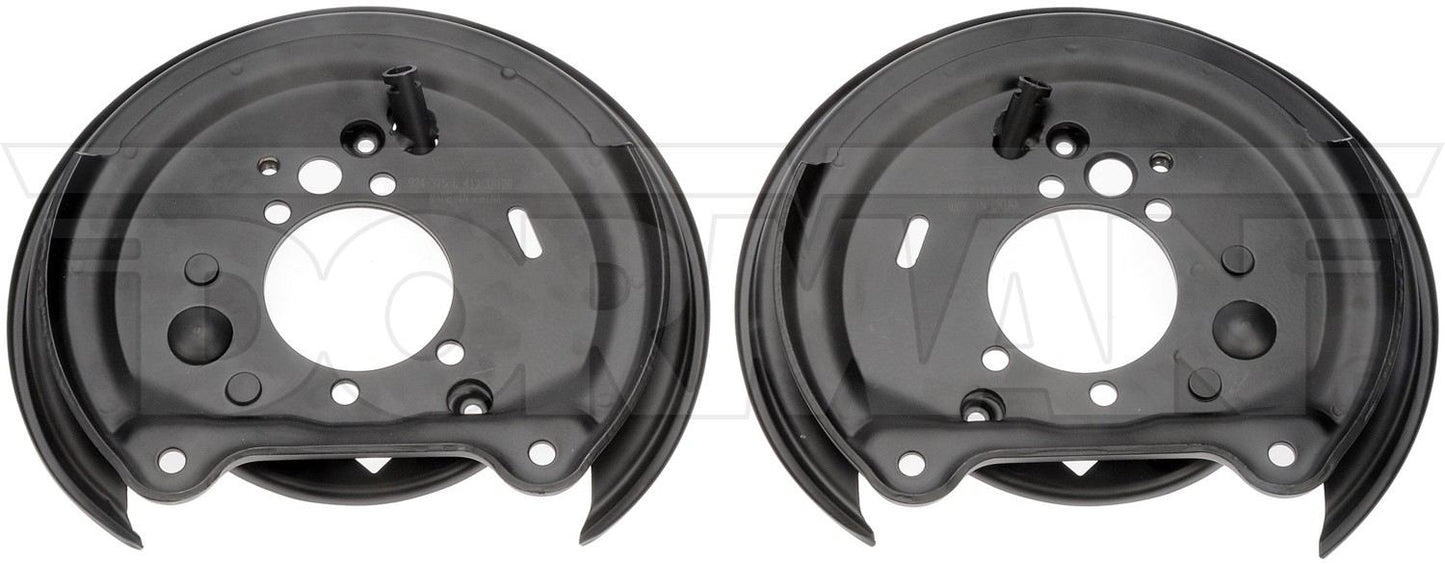 Back View of Rear Brake Backing Plate DORMAN 924-375