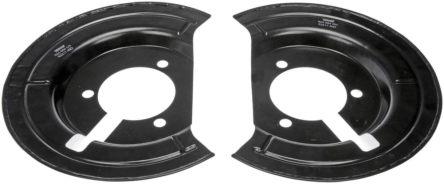 Angle View of Front Brake Dust Shield DORMAN 924-684