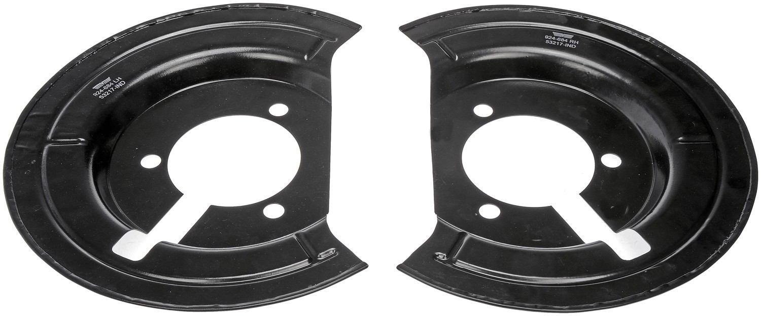 Angle View of Front Brake Dust Shield DORMAN 924-684