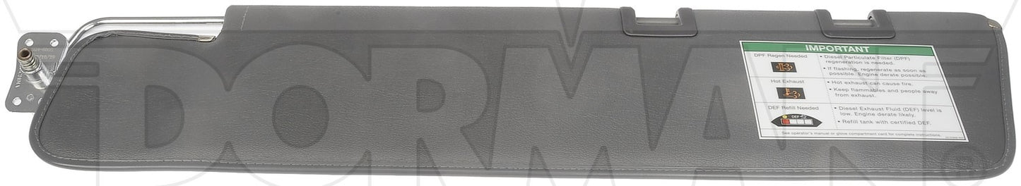 Top View of Left Sun Visor DORMAN 924-8005