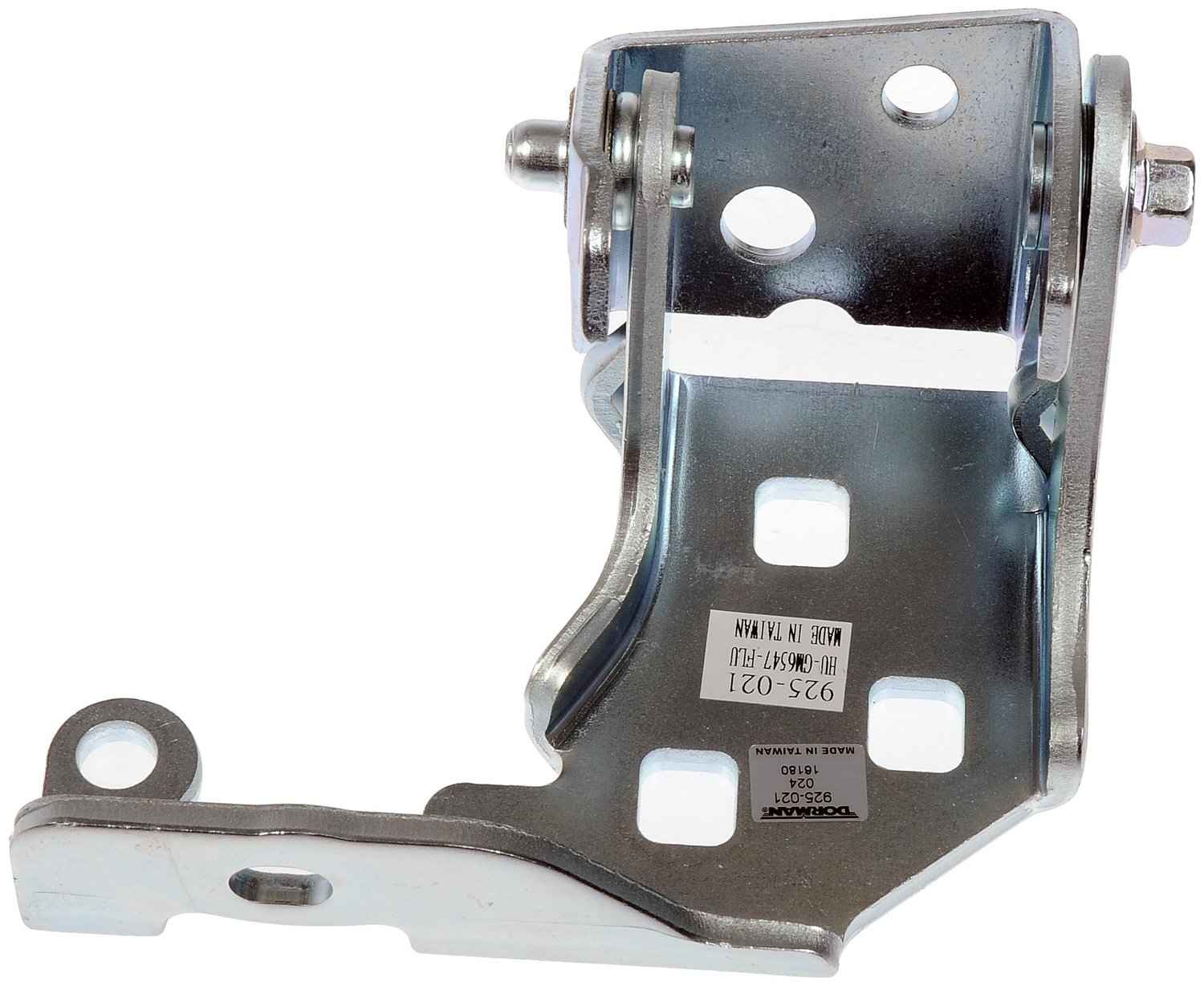 Top View of Front Upper Left Door Hinge DORMAN 925-021