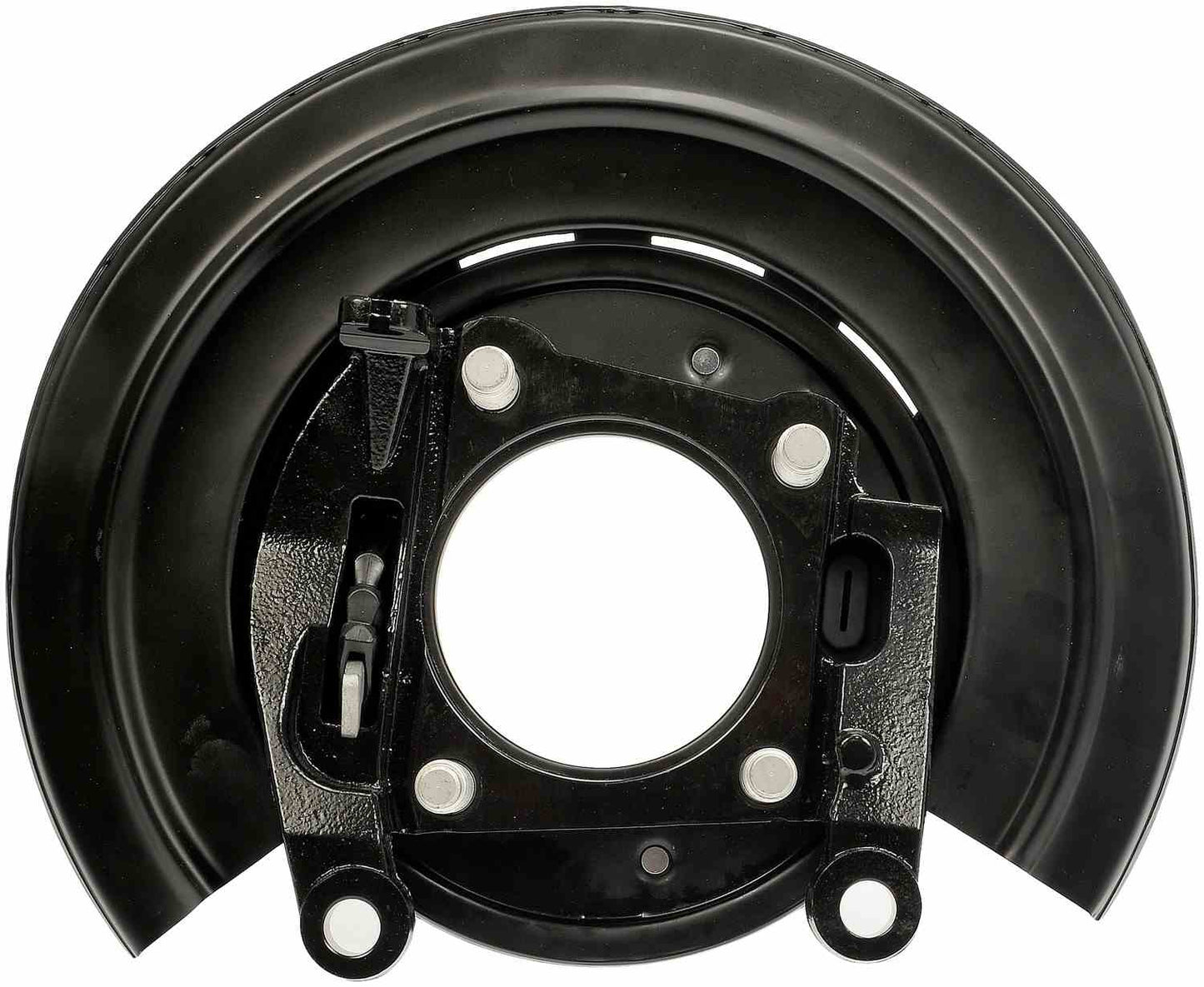 Front View of Rear Left Brake Backing Plate DORMAN 926-273