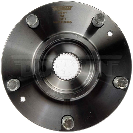 Top View of Front Wheel Hub DORMAN 930-601