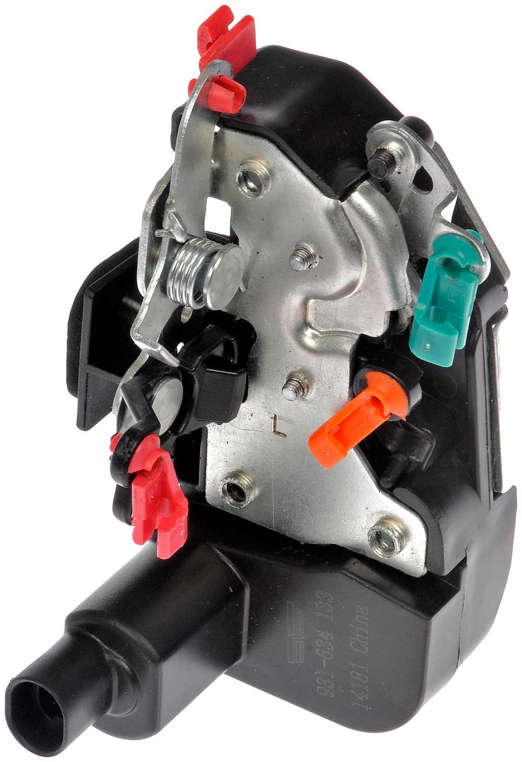 Angle View of Front Left Door Lock Actuator Motor DORMAN 931-634