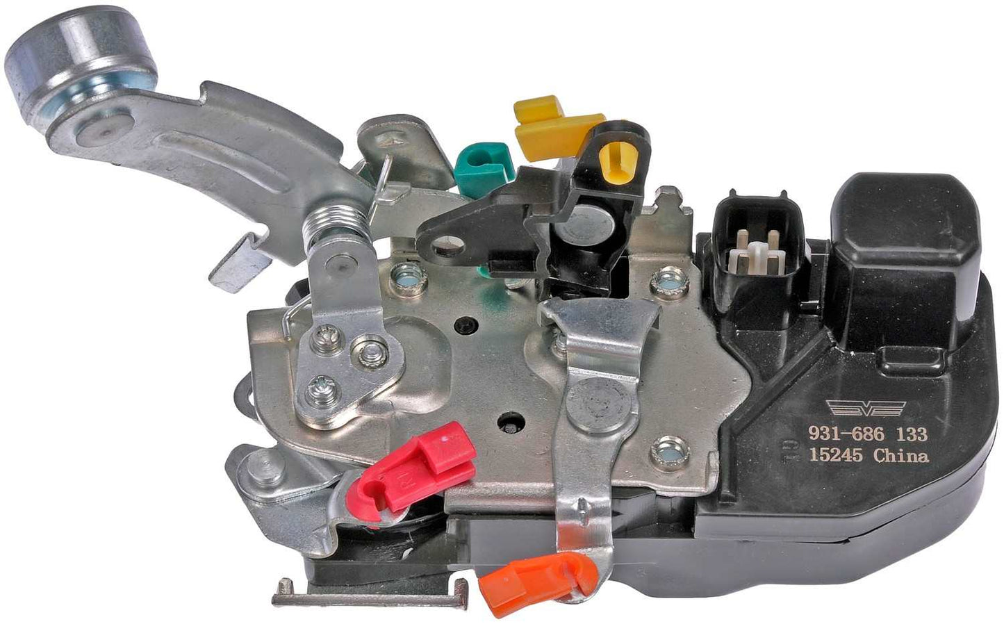 Front View of Front Left Door Lock Actuator Motor DORMAN 931-686