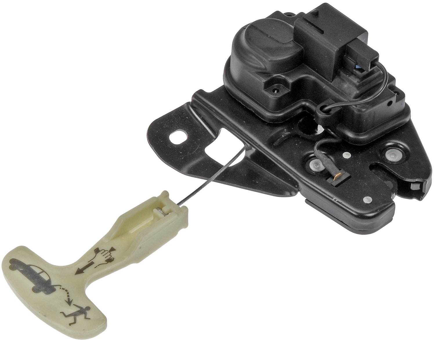 Angle View of Trunk Lock Actuator Motor DORMAN 931-714