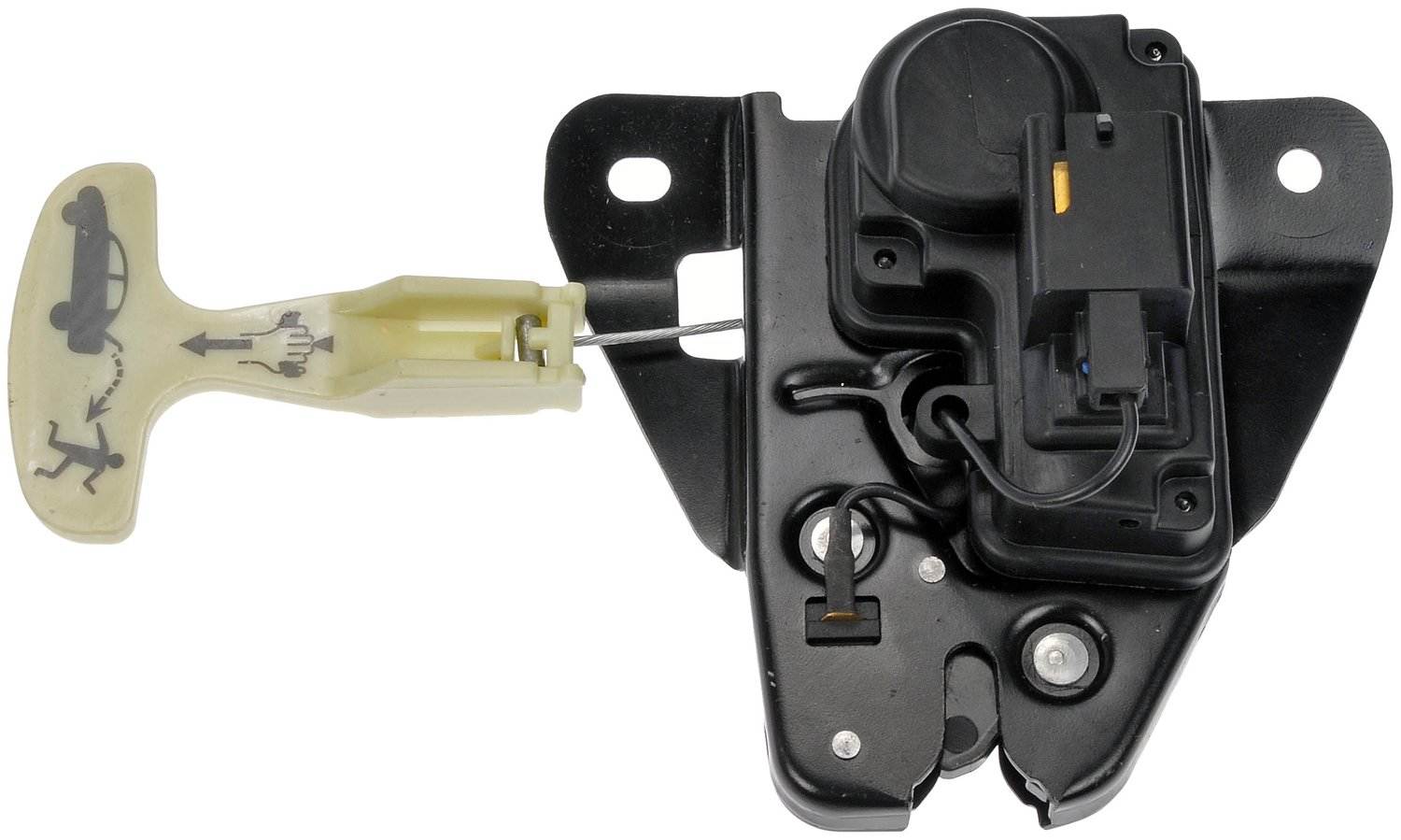 Top View of Trunk Lock Actuator Motor DORMAN 931-714